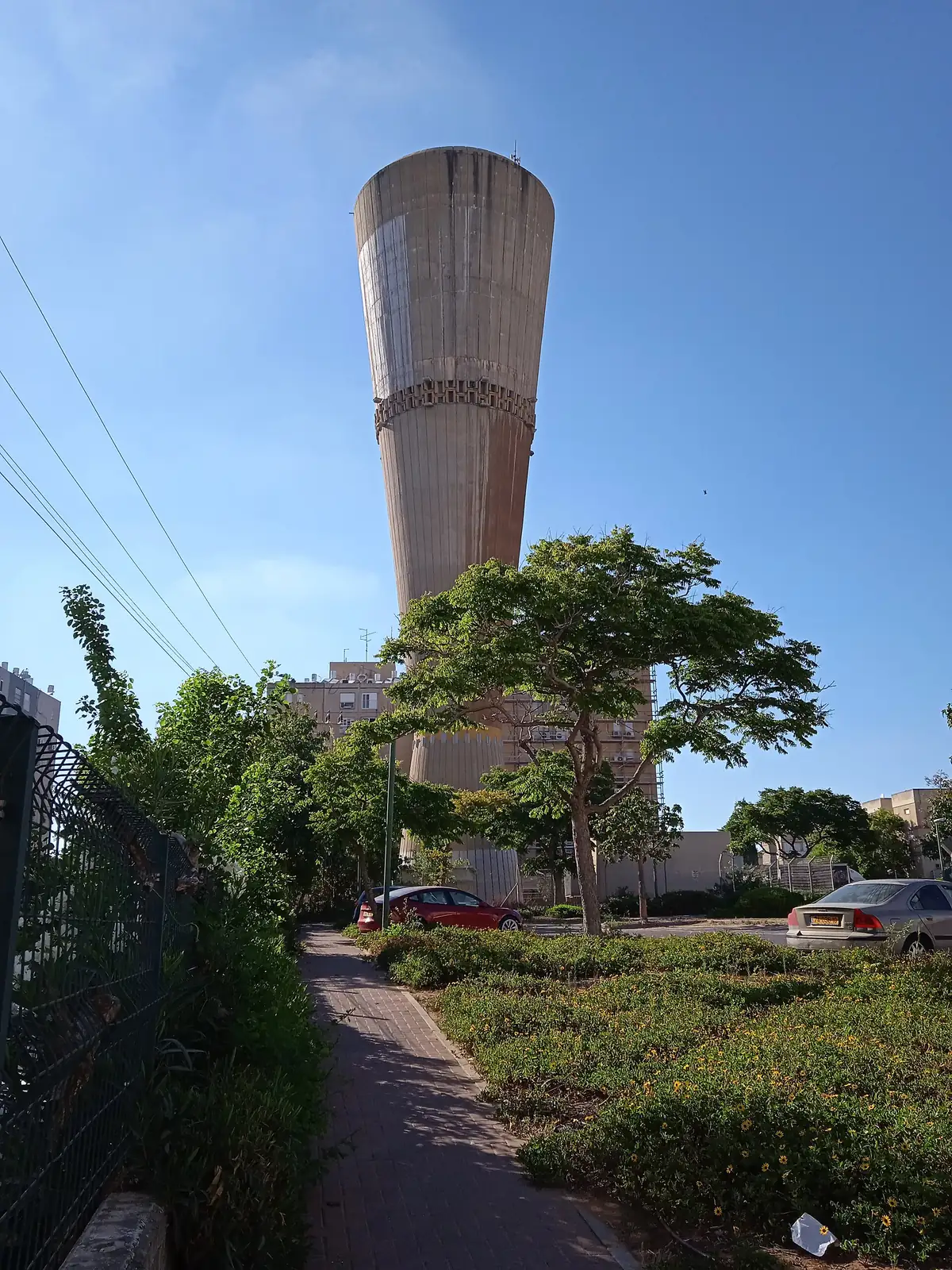 Kiryat Nordau and its water tower