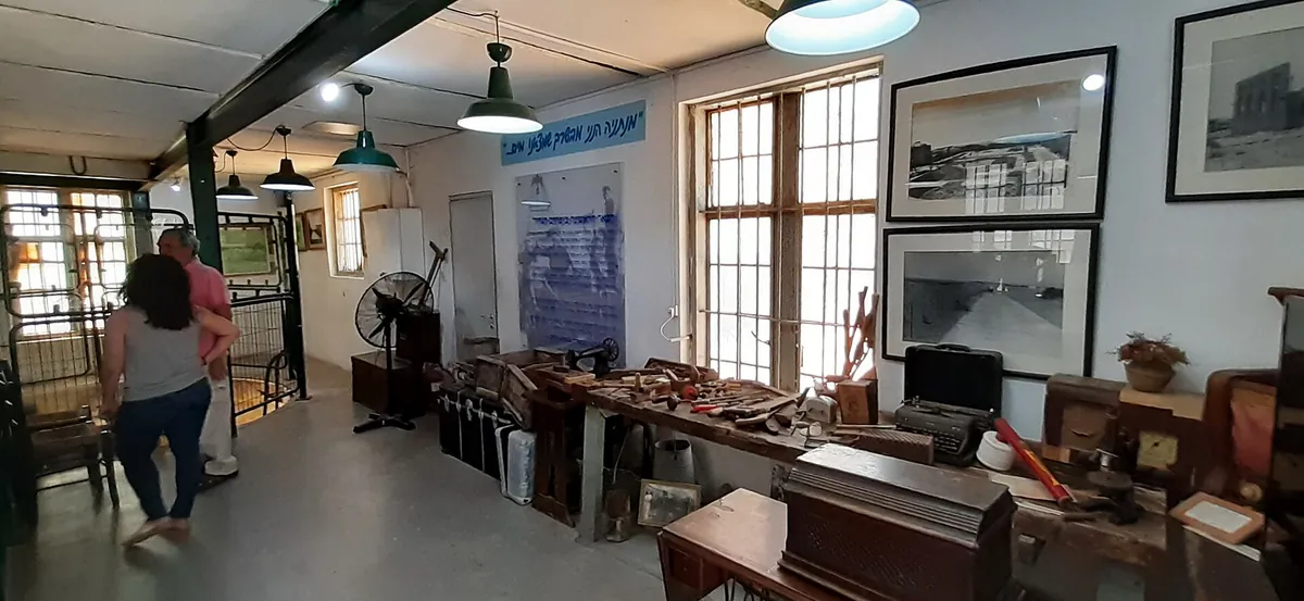 The historic Pardes HaGdud farm building in Netanya